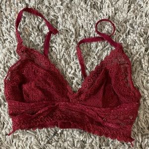UO Maroon Bralette